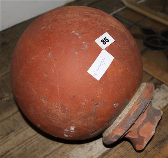 Terracotta globe